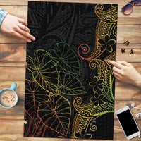 Aloha Hawaii Kalo Puzzle Reggae Taro Polynesian Pattern - Polynesian Pride