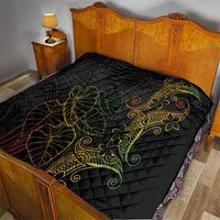 Aloha Hawaii Kalo Quilt Reggae Taro Polynesian Pattern - Polynesian Pride