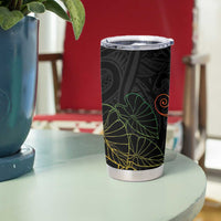 Aloha Hawaii Kalo Tumbler Cup Reggae Taro Polynesian Pattern - Polynesian Pride
