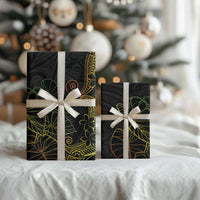 Aloha Hawaii Kalo Wrapping Paper Reggae Taro Polynesian Pattern - Polynesian Pride