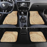 Tonga Ngatu Turtle Car Mats Vintage Tongan Tapa Cloth