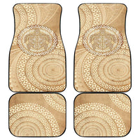Tonga Ngatu Turtle Car Mats Vintage Tongan Tapa Cloth