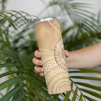 Tonga Ngatu Turtle Skinny Tumbler Vintage Tongan Tapa Cloth LT14 - Polynesian Pride