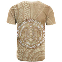 Tonga Ngatu Turtle T Shirt Vintage Tongan Tapa Cloth