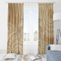 Tonga Ngatu Turtle Window Curtain Vintage Tongan Tapa Cloth