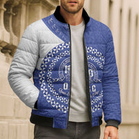 Queen Salote College 100th Anniversary Personalized Bomber Puffer Jacket Est 1926 Kolisi Fefine Tongan Ngatu Pattern