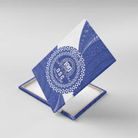 Queen Salote College 100th Anniversary Personalized Canvas Wall Art Est 1926 Kolisi Fefine Tongan Ngatu Pattern