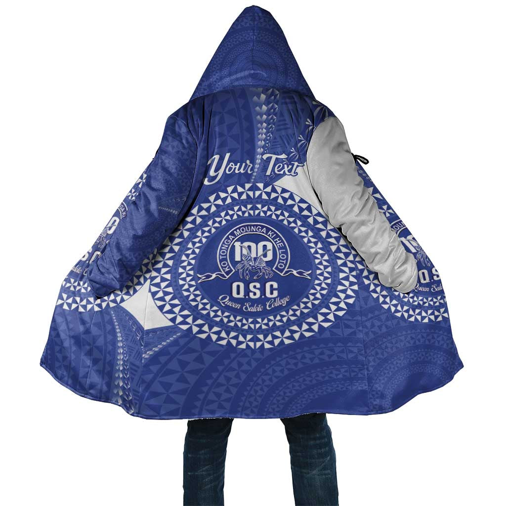 Queen Salote College 100th Anniversary Personalized Cloak Est 1926 Kolisi Fefine Tongan Ngatu Pattern