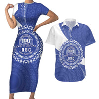 Queen Salote College 100th Anniversary Personalized Couples Matching Short Sleeve Bodycon Dress and Hawaiian Shirt Est 1926 Kolisi Fefine Tongan Ngatu Pattern