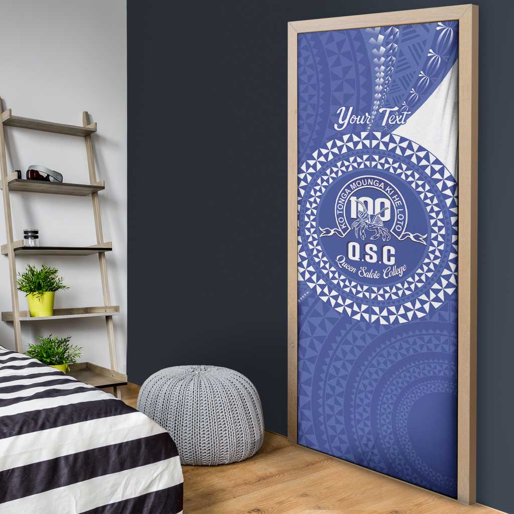 Queen Salote College 100th Anniversary Personalized Door Cover Est 1926 Kolisi Fefine Tongan Ngatu Pattern LT14 - Polynesian Pride