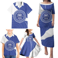 Queen Salote College 100th Anniversary Personalized Family Matching Puletasi and Hawaiian Shirt Est 1926 Kolisi Fefine Tongan Ngatu Pattern LT14 - Polynesian Pride