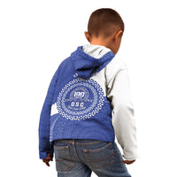 Queen Salote College 100th Anniversary Personalized Kid Hoodie Est 1926 Kolisi Fefine Tongan Ngatu Pattern LT14 - Polynesian Pride