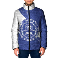Queen Salote College 100th Anniversary Personalized Padded Jacket Est 1926 Kolisi Fefine Tongan Ngatu Pattern
