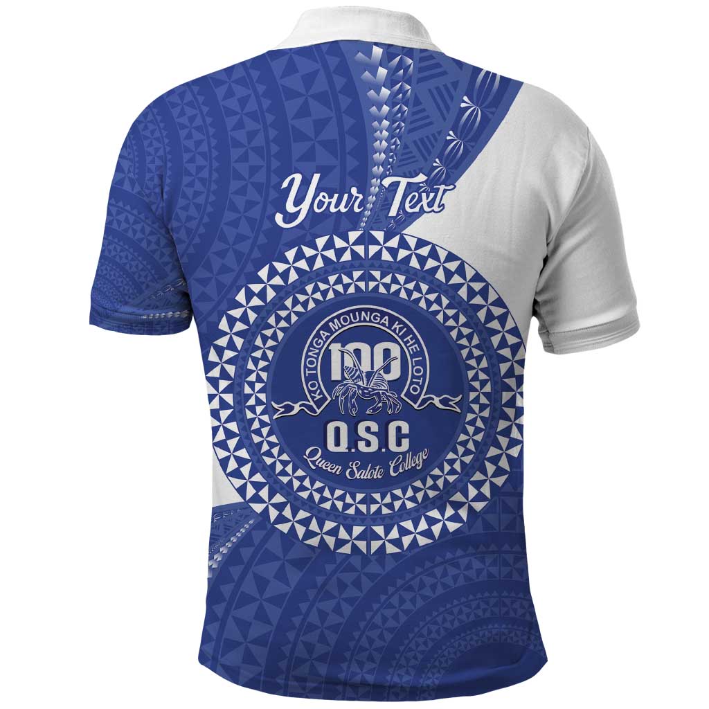 Queen Salote College 100th Anniversary Personalized Polo Shirt Est 1926 Kolisi Fefine Tongan Ngatu Pattern LT14 - Polynesian Pride
