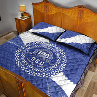Queen Salote College 100th Anniversary Personalized Quilt Bed Set Est 1926 Kolisi Fefine Tongan Ngatu Pattern