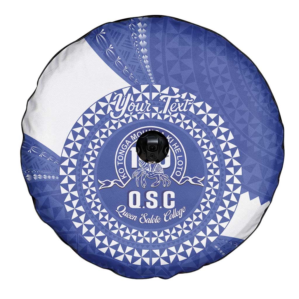 Queen Salote College 100th Anniversary Personalized Spare Tire Cover Est 1926 Kolisi Fefine Tongan Ngatu Pattern LT14 - Polynesian Pride