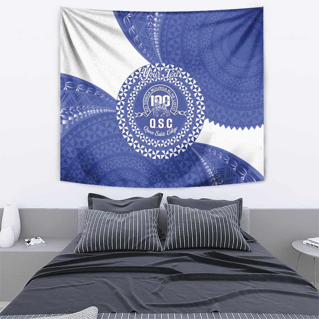 Queen Salote College 100th Anniversary Personalized Tapestry Est 1926 Kolisi Fefine Tongan Ngatu Pattern