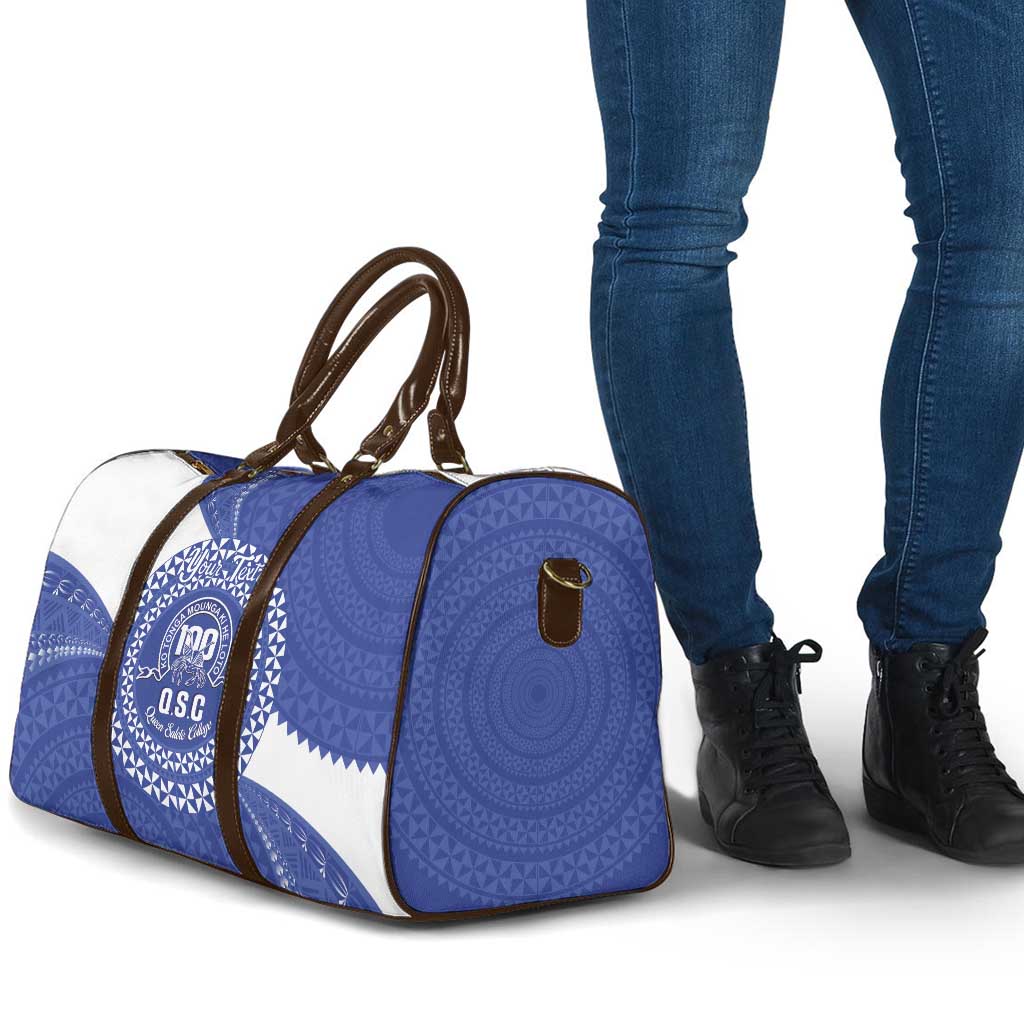 Queen Salote College 100th Anniversary Personalized Travel Bag Est 1926 Kolisi Fefine Tongan Ngatu Pattern LT14 - Polynesian Pride