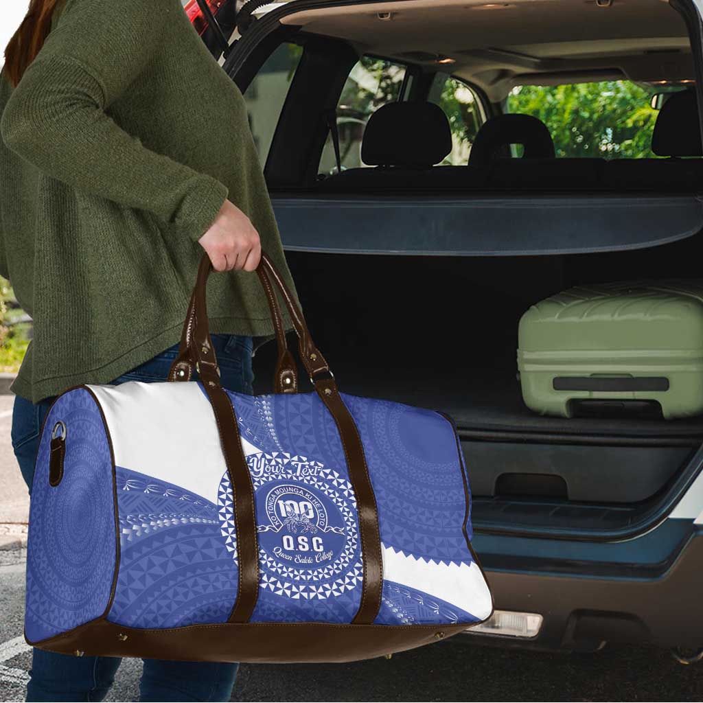 Queen Salote College 100th Anniversary Personalized Travel Bag Est 1926 Kolisi Fefine Tongan Ngatu Pattern LT14 - Polynesian Pride