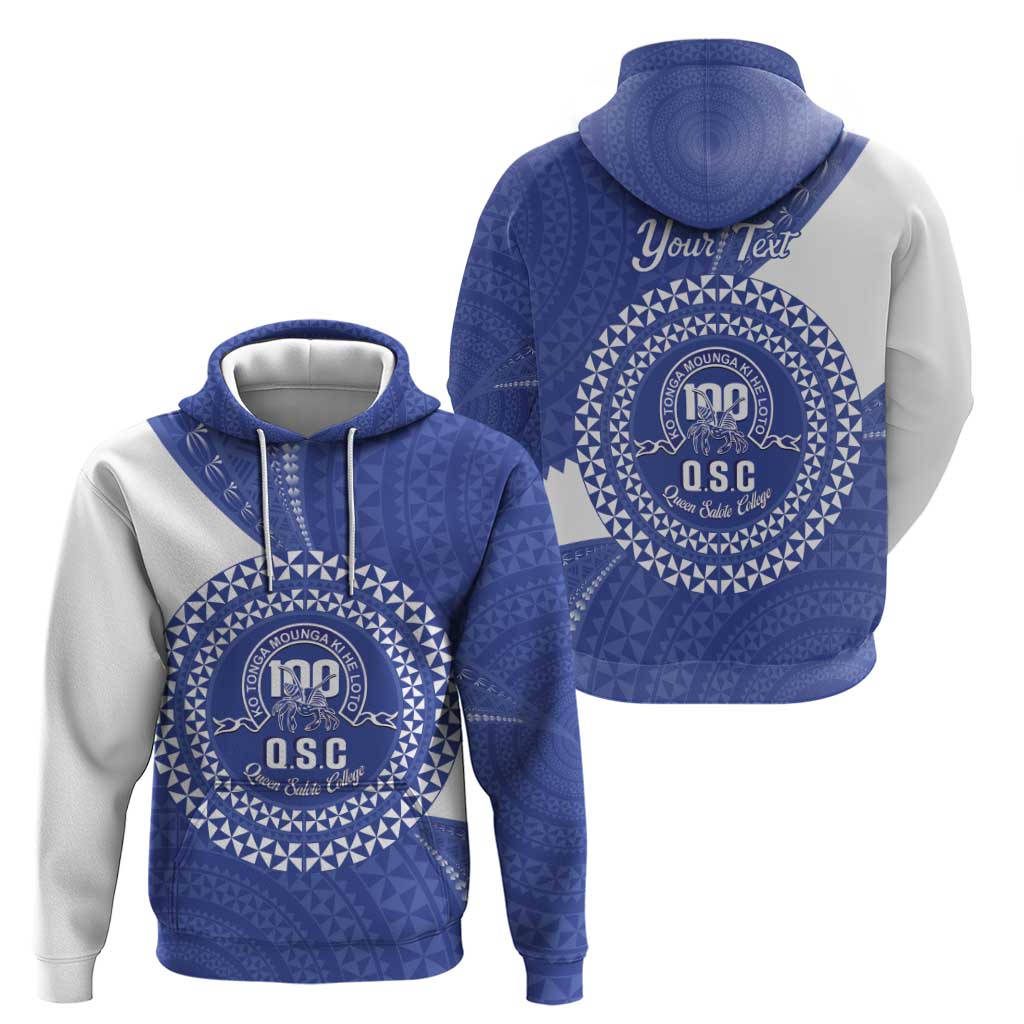 Queen Salote College 100th Anniversary Personalized Zip Hoodie Est 1926 Kolisi Fefine Tongan Ngatu Pattern LT14 - Polynesian Pride