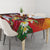 Personalised United States And Papua New Guinea Tablecloth USA Eagle With PNG Bird Of Paradise