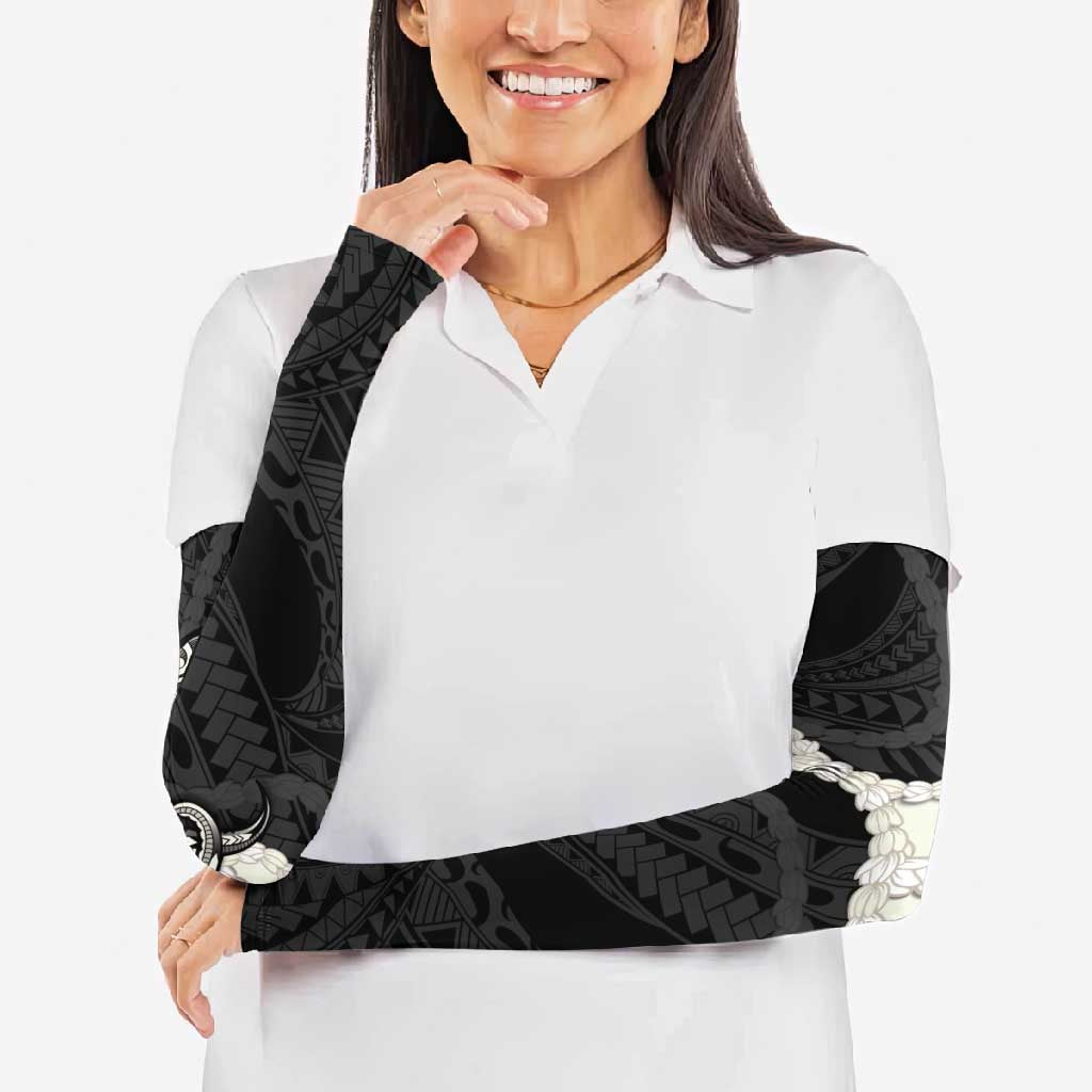 Black Polynesia Tribal Octopus Tattoo Arm Sleeves Pikake Lei Polynesian Pattern LT14 - Polynesian Pride