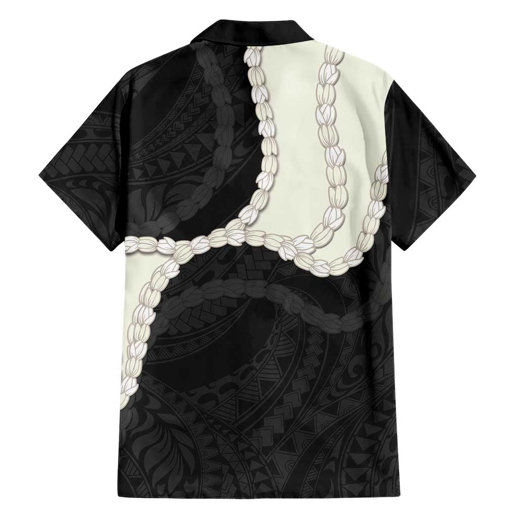 Black Polynesia Tribal Octopus Tattoo Family Matching Mermaid Dress and Hawaiian Shirt Pikake Lei Polynesian Pattern LT14 - Polynesian Pride
