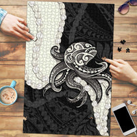 Black Polynesia Tribal Octopus Tattoo Puzzle Pikake Lei Polynesian Pattern