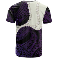 Purple Galaxy Polynesia Tribal Octopus Tattoo T Shirt Pikake Lei Polynesian Pattern LT14 - Polynesian Pride