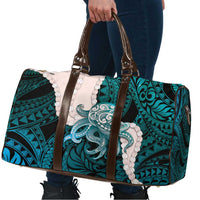 Teal Galaxy Polynesia Tribal Octopus Tattoo Travel Bag Pikake Lei Polynesian Pattern LT14 - Polynesian Pride