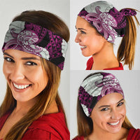 Pink Galaxy Polynesia Tribal Octopus Tattoo Neck Gaiter Pikake Lei Polynesian Pattern