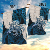 Blue Galaxy Polynesia Tribal Octopus Tattoo Garden Flag Pikake Lei Polynesian Pattern LT14 - Polynesian Pride