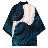 Blue Galaxy Polynesia Tribal Octopus Tattoo Kimono Pikake Lei Polynesian Pattern LT14 - Polynesian Pride