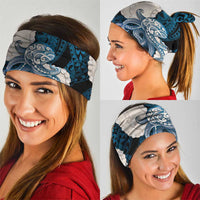 Blue Galaxy Polynesia Tribal Octopus Tattoo Neck Gaiter Pikake Lei Polynesian Pattern
