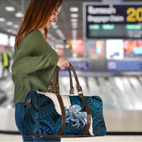 Blue Galaxy Polynesia Tribal Octopus Tattoo Travel Bag Pikake Lei Polynesian Pattern LT14 - Polynesian Pride