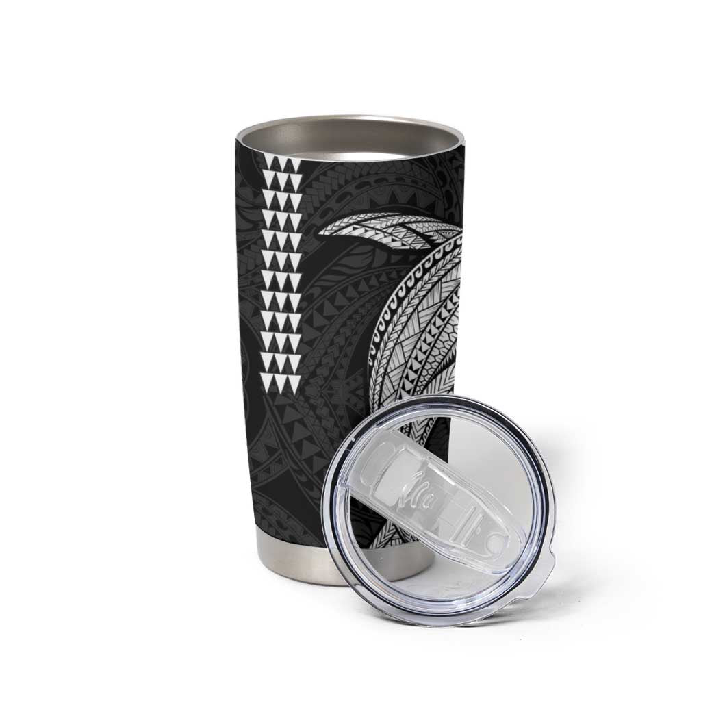 Kanaloa Aloha Hawaii Tumbler Cup Humpback Whale Octopus Tattoo Kakau Pattern LT14 - Polynesian Pride