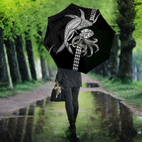 Kanaloa Aloha Hawaii Umbrella Humpback Whale Octopus Tattoo Kakau Pattern LT14 - Polynesian Pride