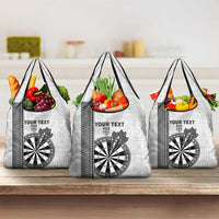 Fiji Darts Grocery Bag Fijian Tapa Pattern - White