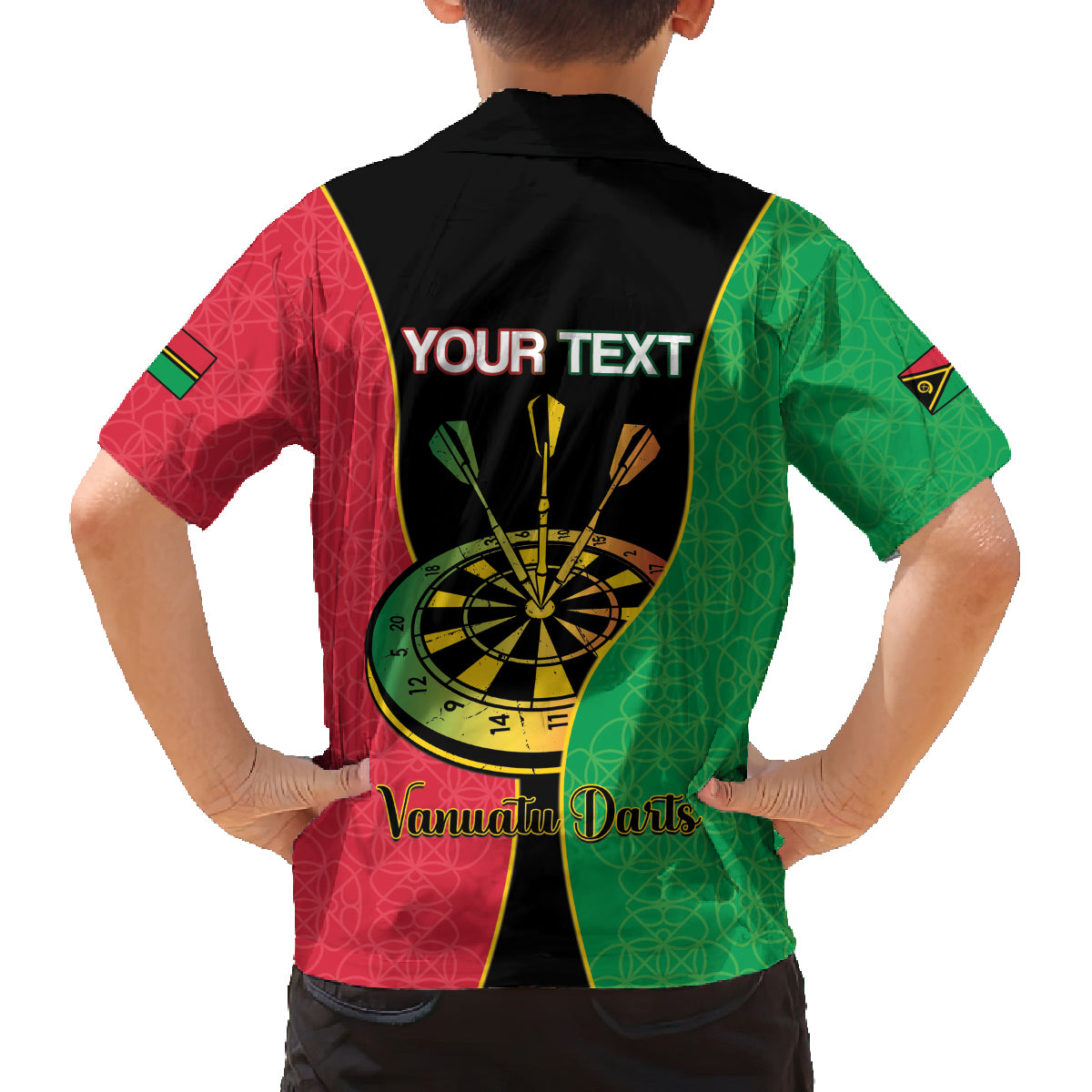 Personalised Vanuatu Darts Family Matching Puletasi and Hawaiian Shirt Happiness Is A Tight Threesome Sand Drawing Art LT14 - Polynesian Pride