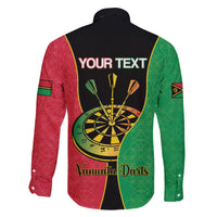 Personalised Vanuatu Darts Family Matching Puletasi and Hawaiian Shirt Happiness Is A Tight Threesome Sand Drawing Art LT14 - Polynesian Pride