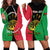 Personalised Vanuatu Darts Hoodie Dress Happiness Is A Tight Threesome Sand Drawing Art