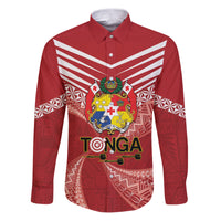 Tonga Darts Family Matching Puletasi and Hawaiian Shirt Tongan Ngatu Pattern
