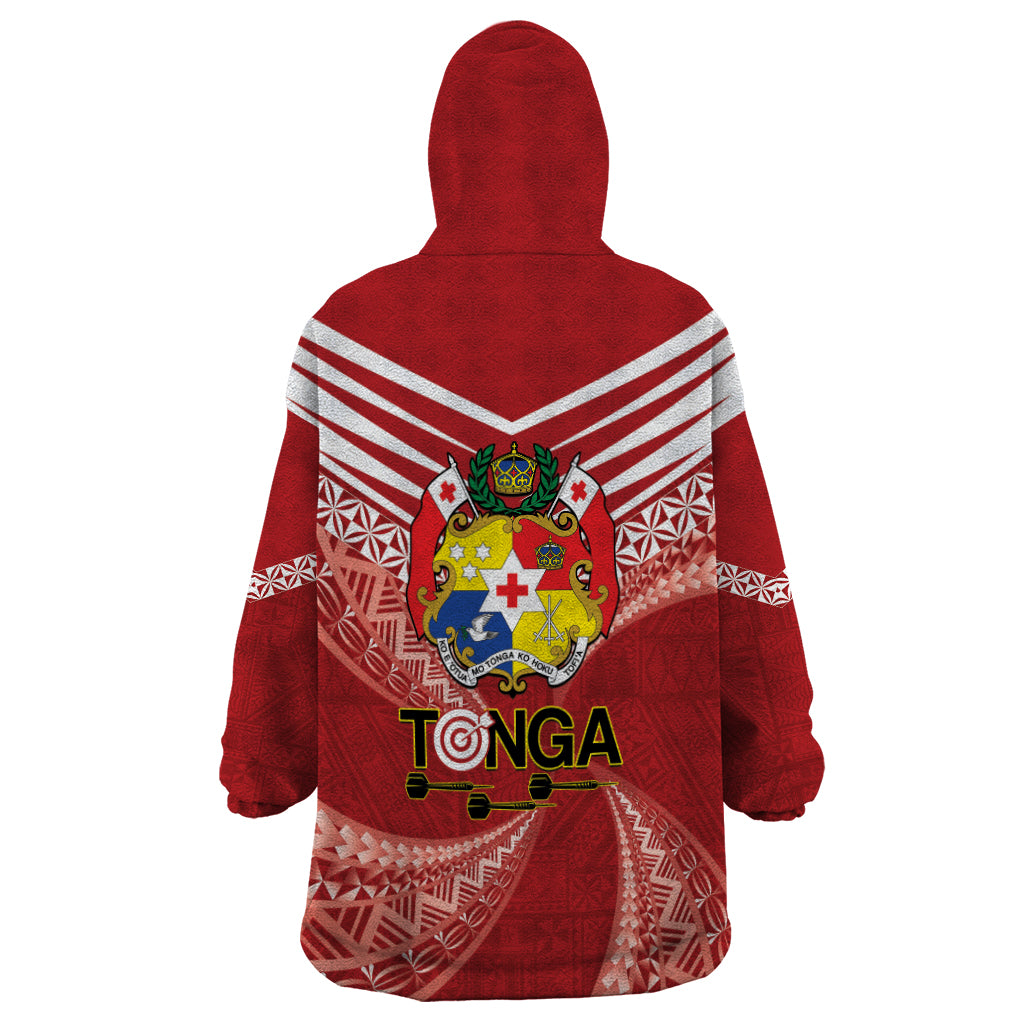Tonga Darts Wearable Blanket Hoodie Tongan Ngatu Pattern LT14 - Polynesian Pride