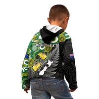 Personalised New Zealand And Australia Kid Hoodie Aboriginal Mix Aotearoa Maori Unique Style LT14 - Polynesian Pride