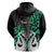 Custom New Zealand Hoodie Te Manaia Mangopare Maori and Fern Green Style LT14 - Polynesian Pride