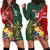 Custom Samoa And Ireland Rugby Hoodie Dress Ikale Tahi With Shamrocks