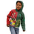 Custom Samoa And Ireland Rugby Kid Hoodie Ikale Tahi With Shamrocks