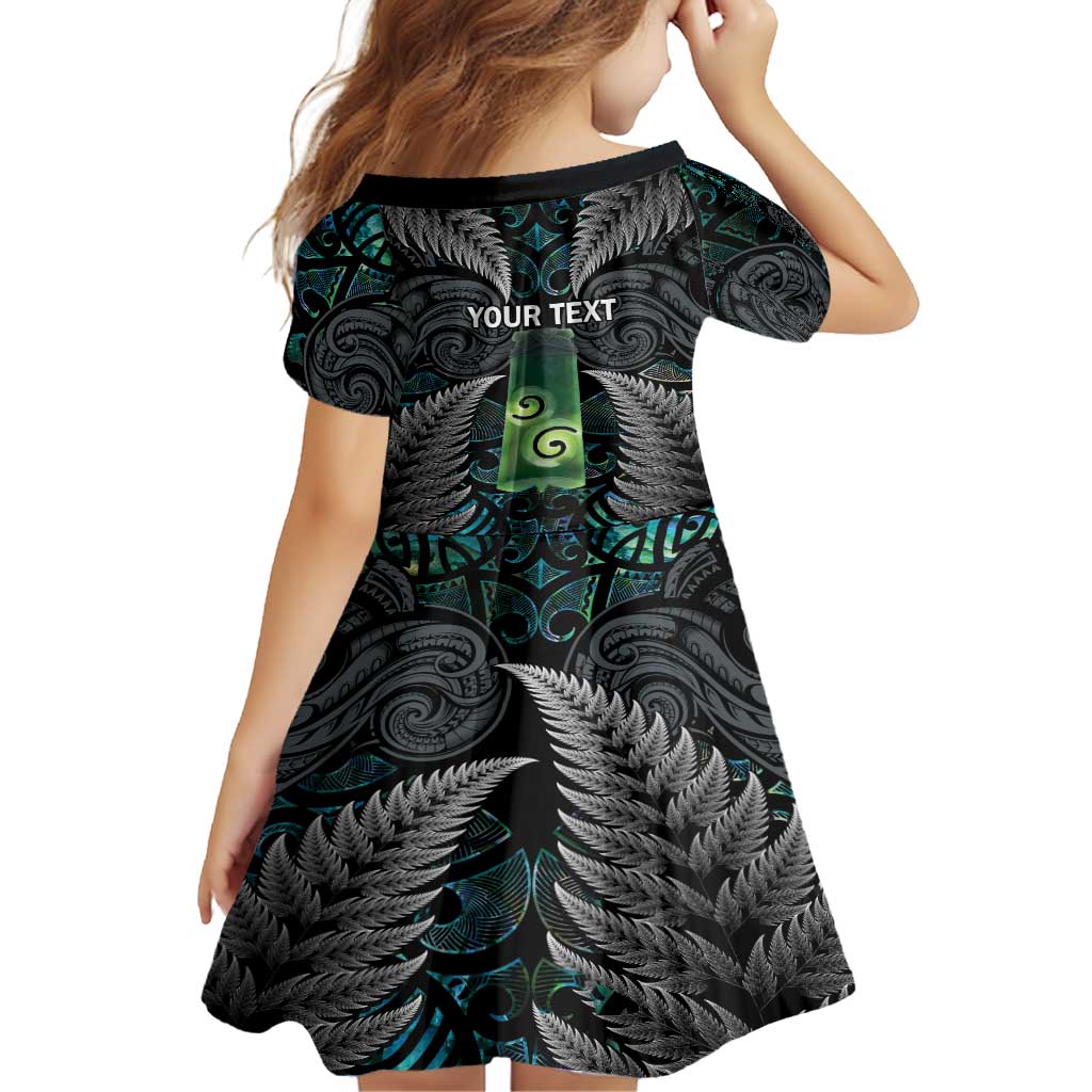 Personalised New Zealand Toki Family Matching Off Shoulder Maxi Dress and Hawaiian Shirt Silver Fern Mix Aotearoa Maori Pattern LT14 - Polynesian Pride