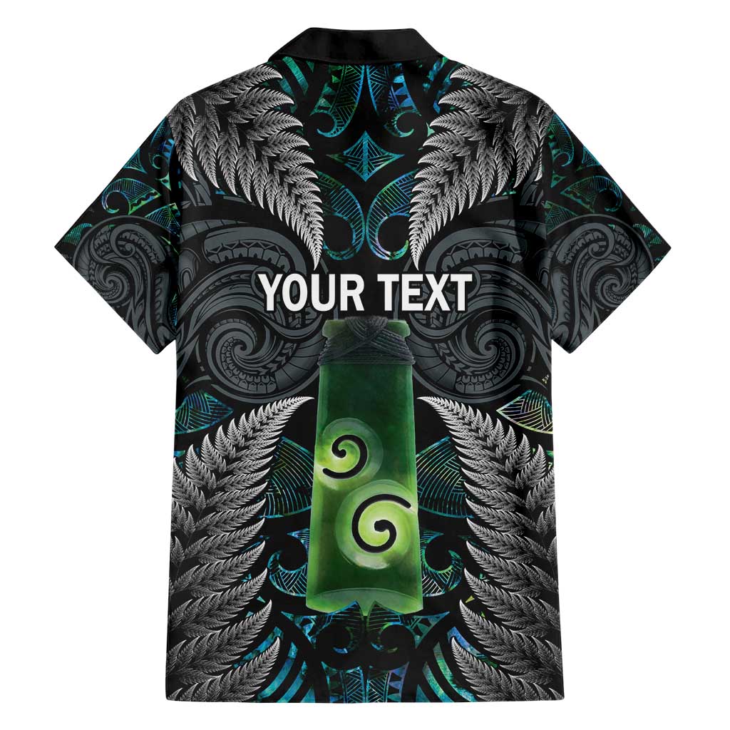 Personalised New Zealand Toki Family Matching Short Sleeve Bodycon Dress and Hawaiian Shirt Silver Fern Mix Aotearoa Maori Pattern LT14 - Polynesian Pride