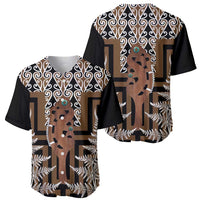 New Zealand Baseball Jersey Maori Maripi Knife With Poutama Art